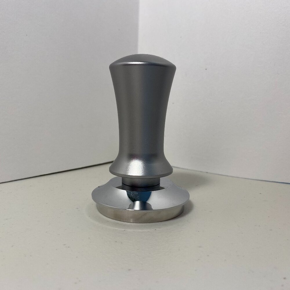 Espresso Coffee Tamper 53MM Heavy-Duty S/S Flat Base Ergonomic Spring Loaded